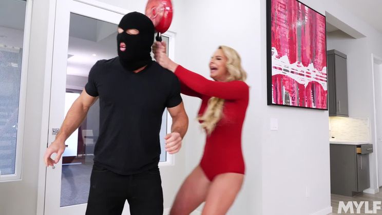 Busty Housewife Gets Hit By The Cock Robber