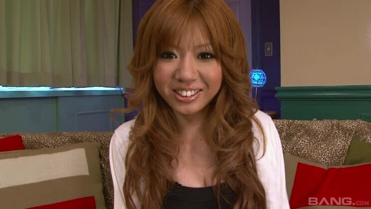 Nipple Licking Asian Girl Sucks Off A Dude