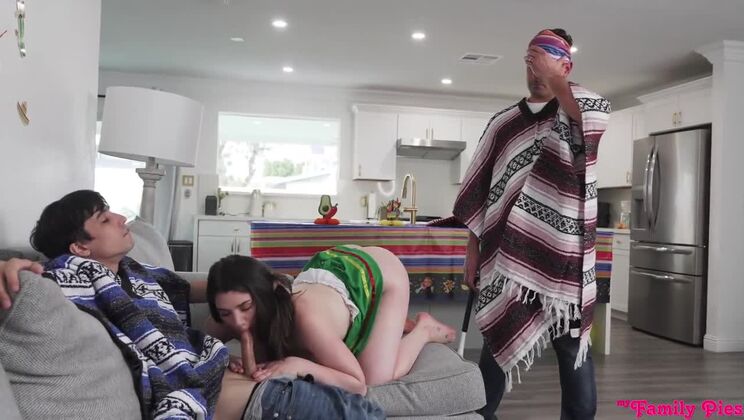 Filling My Step-Sis's Piñata with Alyx Star and Big Tits