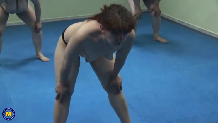 Mature ladies with big breasts enjoy getting sweaty and nude - Zsa Zsa