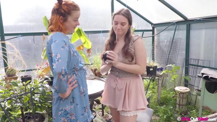 Jessie G and Willow: The Mystical Big Tit Redheads