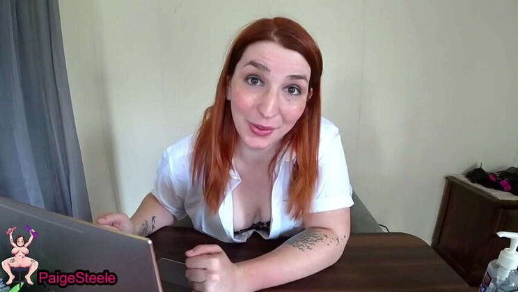 Financial Dominatrix Uncovers Your Addiction: A Redhead's Roleplay