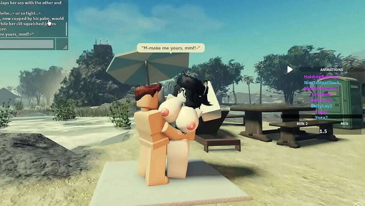 Filled Her Roblox Pussy with Cream (w/ @akaridere)