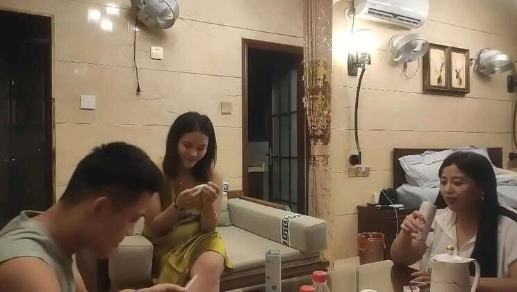 Stylish Asian beauty, seemingly a youthful wife