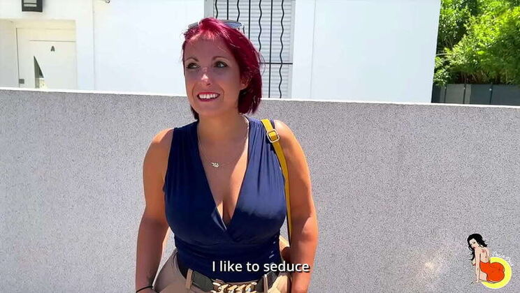 Redhead MILF Vanessa from Rouen gets a rough fuck