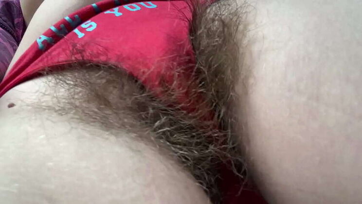 10 minutes of up-close hairy pussy action