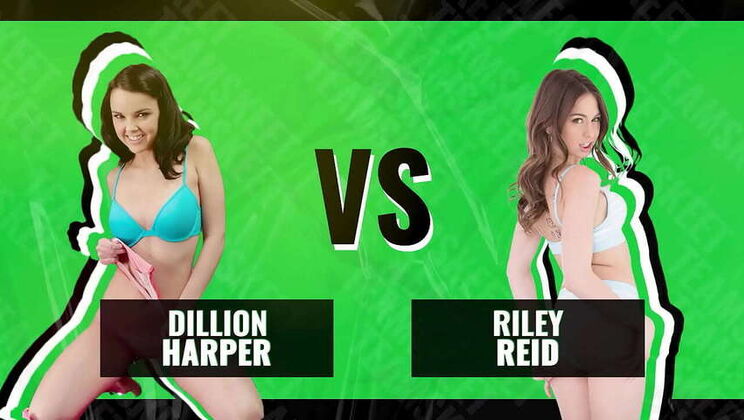 TeamSkeet's Babes Showdown: Riley Reid vs. Dillion Harper - Who Gets the Ultimate Cum Shot Prize?