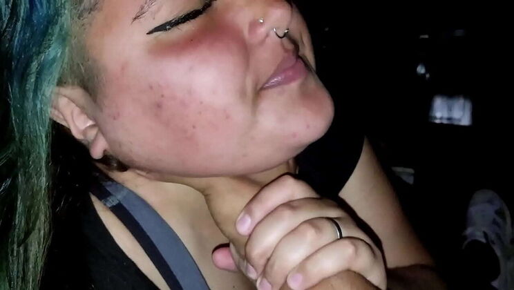 Step Sister Gives Me a Blowjob to Keep Her Tinder Secret