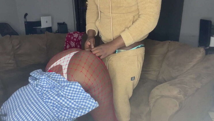 Big Tits Black Amateur Sucks Lion Cock