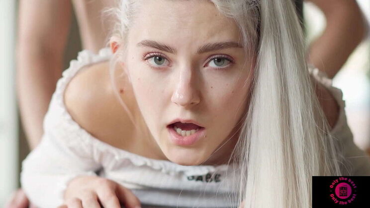 Eva Elfie Sneaky Creampie During Zoom Meeting - Hardcore Teen Sex