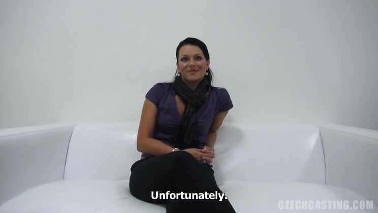 Brunette MILF Katka's Casting