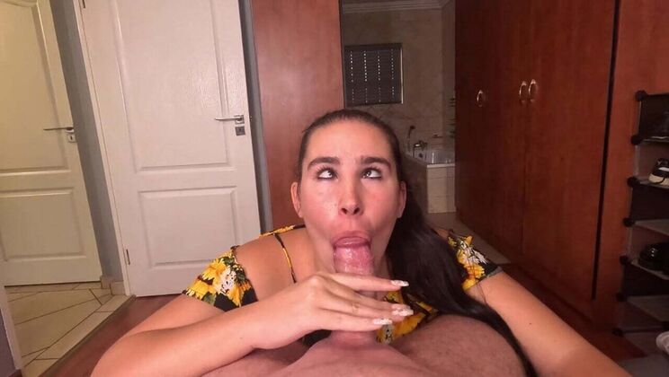 POV Dirty Talk Slut Makes Him Cum Twice - Swallow & Facial - Homemade 4K