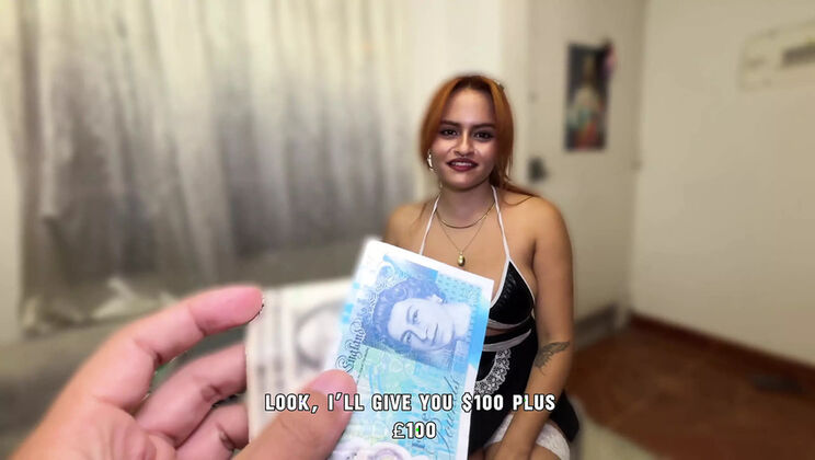 Shy Colombian Maid Gets Creampied in Hotel Room - POV Teen Sex