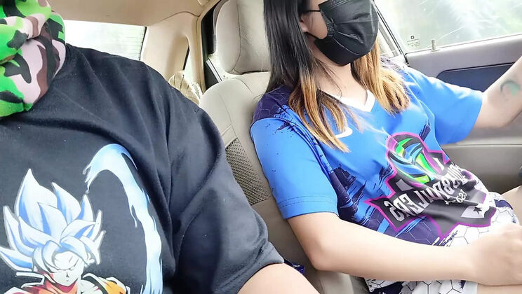 Skinny Asian Teen Picked Up for Car Sex in Public - Real Amateur HD