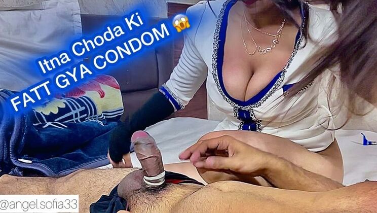 Hardcore Desi Sex: Broken Condom, Rough Fuck from Behind in HD 1080p