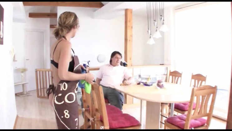 German Housewife Sucks Big Cock and Gets Covered in Cunt Juice - Amateur MILF Redhead