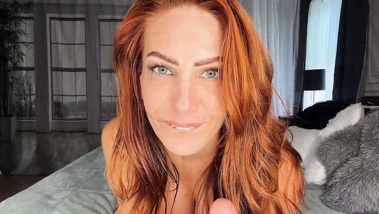 Redhead MILF TrophyWifeNat Teaches Her Boy How to Last Longer - JOI & Dirty Talk