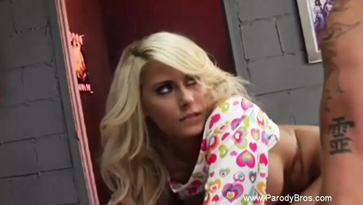 Big Tits Blonde MILF Anal Fuck in Retro Office Fantasy - Marcus London