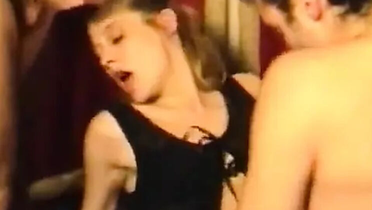 Kali Voeux Hardcore Gangbang - Anal & Blowjob with Hairy Chick in Stockings