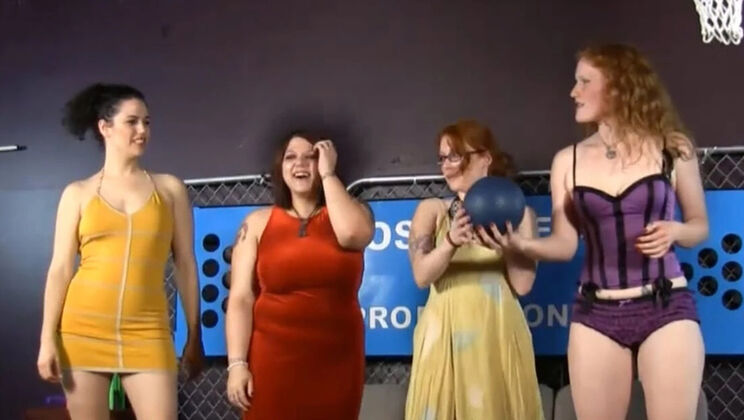 Hot Lesbian Strip Game - Aften Opal & Celestina Blooms Bet Their Asses