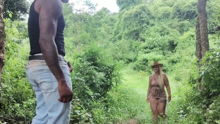 Wild Dogging in the Jungle - Brazilian MILF Tiffany Takes Huge Anaconda Anal - Extreme Hardcore Part 1