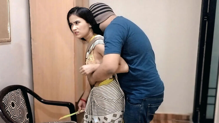 Desi Bhabhi Rough Fuck - 18 Year Old Tight Pussy Destroyed in Doggy Style