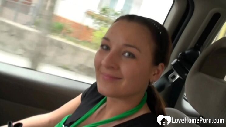 Busty Brunette Chantal Ferrera Gets Picked Up and Fucked Hard by Leon Simek