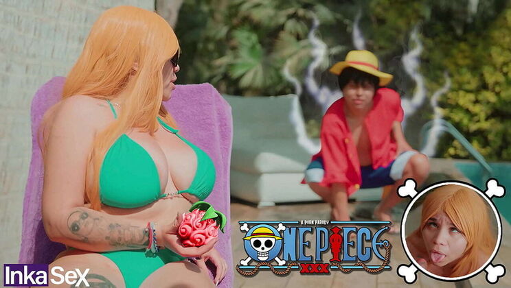 Busty Latina Nami Cosplay Fucked Hard by Luffy - Big Natural Tits & Perfect Ass