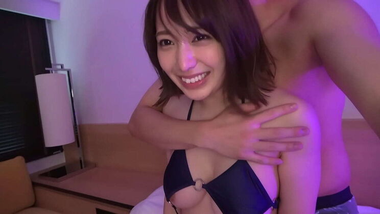 Japanese College Girl Nikku & Mizuki Yayoi in Hot POV Sex - Big Tits, Shaved Pussy, Cheating in Love Hotel