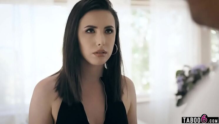 Brunette Stepsis Pays Back Stepbro With Hardcore Doggystyle Fuck