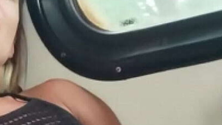 Public Train Blowjob - Rita Blue Sucks Dani Marco's Big Cock While People Watch