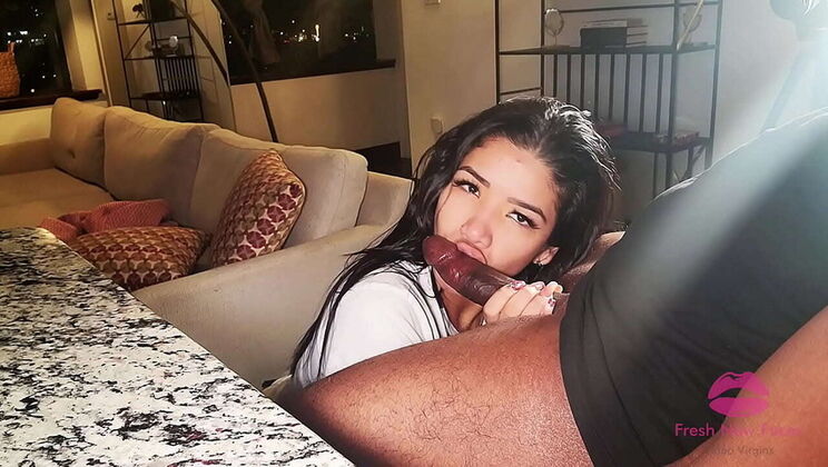 Hot Wife Lucy Latina Sucks Dick & Swallows Cum - Homemade Amateur Blowjob