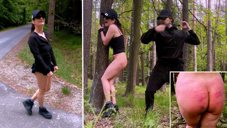 Brutal Outdoor BDSM Punishment for Dirty Whore - Frivolous Pixie Screams in Pain