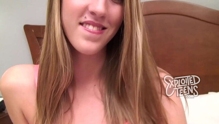 Cadence Lux First Time Porn - Blonde Teen Blowjob & Facial Cumshot