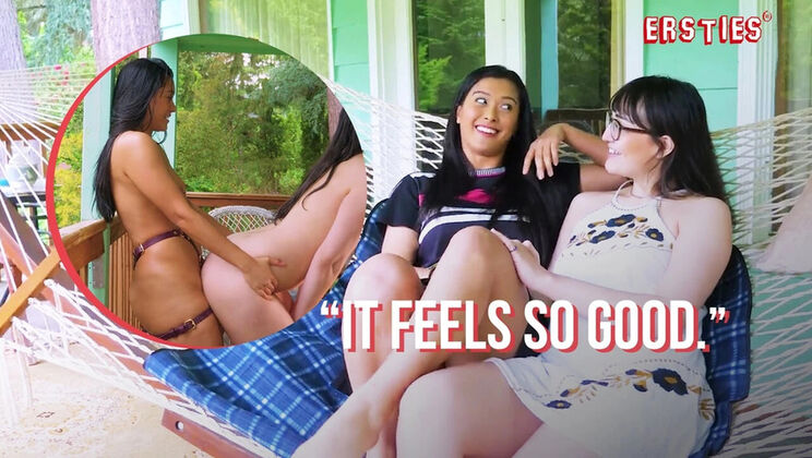 Hot German Lesbian Strapon Sex - Jin & Zoey's First Date Turns Wild