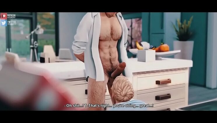 Step Dad Teaches Twink Bareback Blowjob & Creampie - 3D Animation