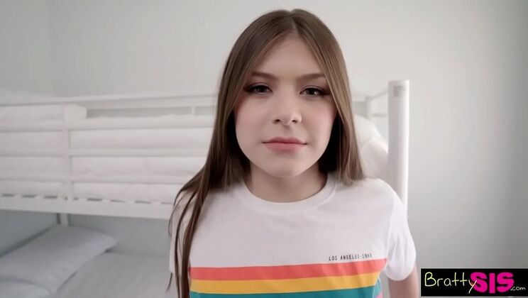 Stepsis Gets Naked And Asks Does This Turn You On? - POV Fuck On Top Bunk
