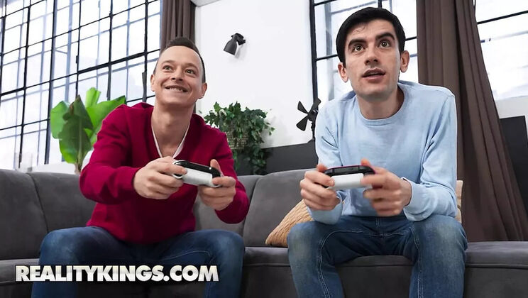 Hot Redhead Lilly Mays Sneaks Off for Secret Fuck with Jordi While Friend Plays Games - Big Tits & Cumshot
