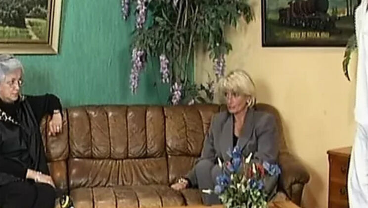 German sluts with huge tits take double penetration in wild orgy