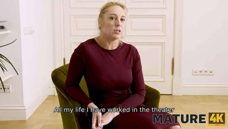 Hot Mature Cougar with Shaved Pussy Fucked Hard by Horny Boss in 4K