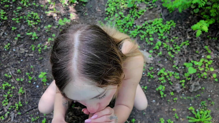 Hot Ukrainian Teen xKendy Gives Best Deep Throat Blowjob - Cum in Mouth Close-Up