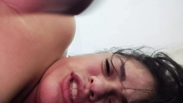 Naughty Latina Cheats on Cuckold with His Friend - Rough Creampie Fuck & Double Penetration