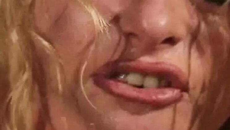 Blonde MILF with big tits takes massive dick in hardcore doggy style fuck