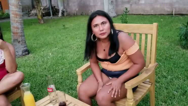 Sexy Latina babe flashing panties in upskirt tease
