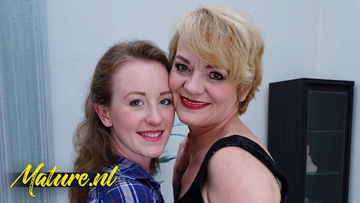 Blonde Teen Seduced By Her BF's Lesbian MILF - Emma Fantasy