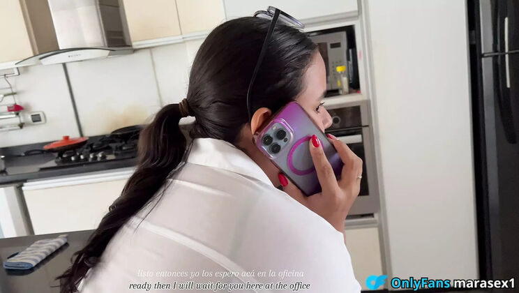 Latina Boss With Big Ass Gives Employee A Raise By Sucking His Cock - MaRaSexx