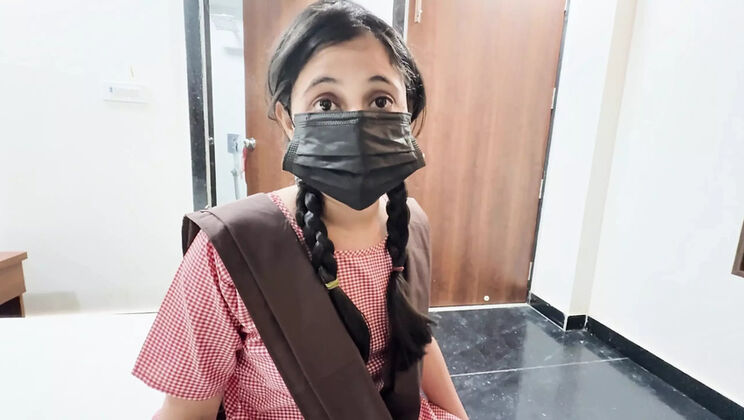 Desi Teen Fails Class and Gets Kissed by School Teacher - WildDesiPair Blowjob and Cumshot