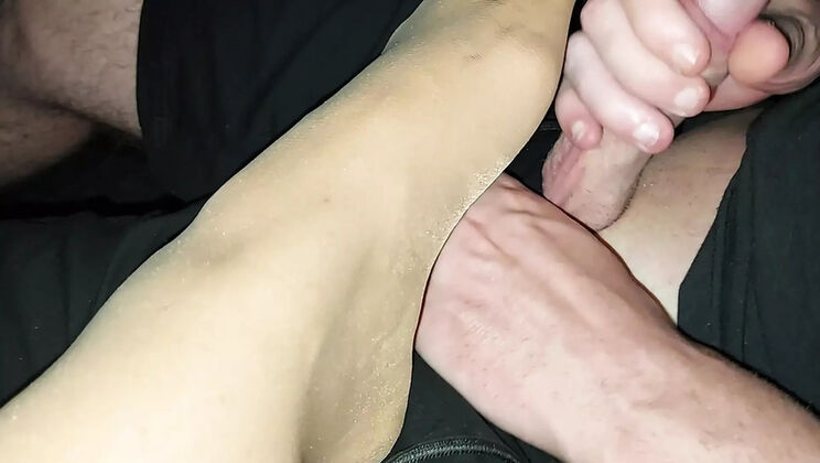Step Mommy with Huge Tits in Nylons Spreads for Step Son in Public Car