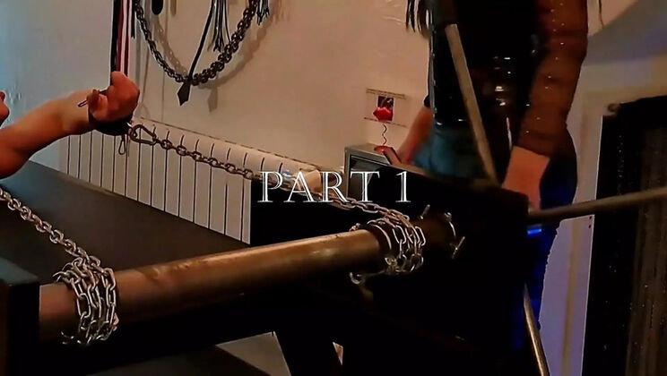 Mistress Luciana Teases Slave with Extreme CBT & Loud Screams - German Big Tits Domination Part 1