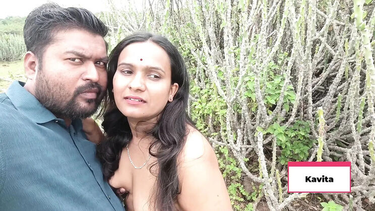 Kavita Bhabhi Outdoor Fuck with Boyfriend in Jungle - Desi Indian Marathi Doggy Style